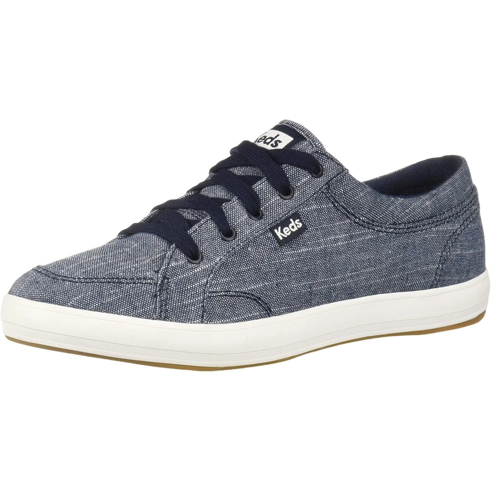Keds Women's Canvas Sneakers Navy B lue Casual Lace Up Shoes Size 10‎ NWOT